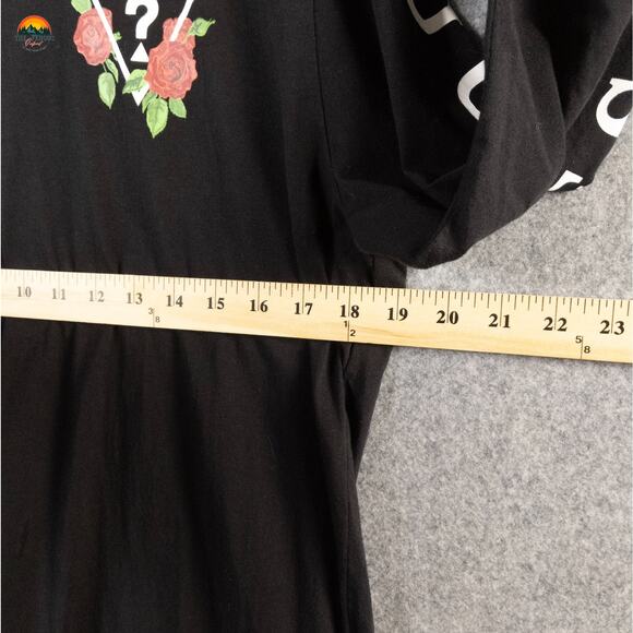 Guess Los Angeles T-Shirt Black Long Sleeve Pullover Crew Streetwear Men's L - Picture 6 of 10